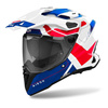 Kask integralny AIROH COMMANDER 2 REVEAL BLUE/RED GLOSS niebieski czerwony biały