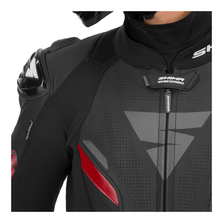 Kombinezon jednoczęściowy SHIMA HYPER RS BLACK/RED czarny czerwony szary