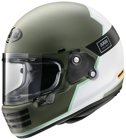 Kask integralny ARAI CONCEPT-X OVERLAND OLIVE KHAKI zielony biały żółty czarny
