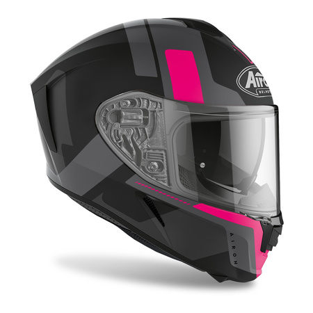 Kask integralny AIROH SPARK SHOGUN PINK MATT czarny różowy szary
