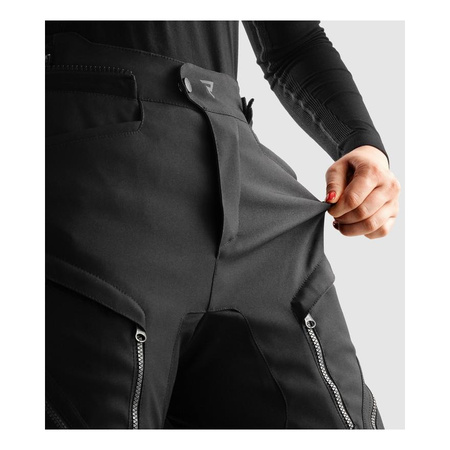 Spodnie tekstylne damskie REBELHORN HARDY 3.0 LADY SHORT BLACK czarny