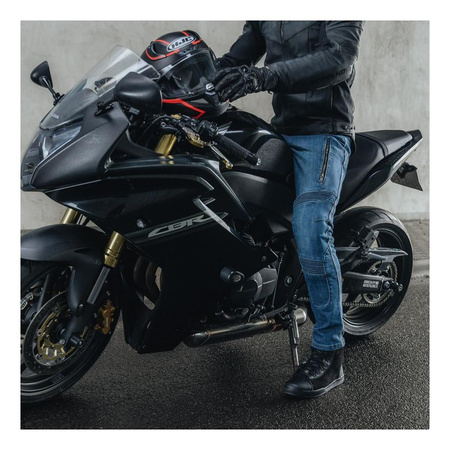 Jeansy motocyklowe REBELHORN VANDAL DENIM BLUE niebieski