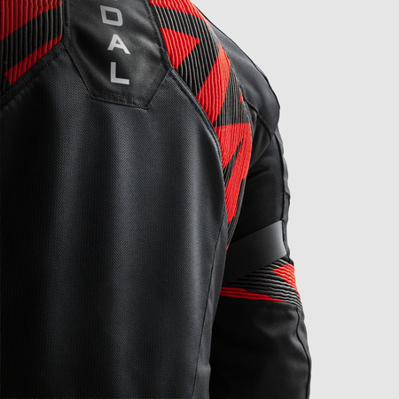 Kurtka tekstylna REBELHORN VANDAL 2 AIR BLACK/RED czarny czerwony