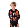 Bluza cross dziecięca FOX JUNIOR 180 BALLAST BLACK/GREY czarny szary pomarańczowy