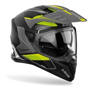 Kask integralny AIROH BANDIT TUNE YELLOW MATT żółty fluo szary czarny