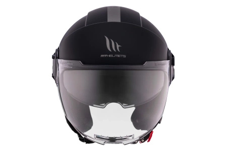 Kask otwarty MT VIALE SV S SOLID MATT BLACK czarny mat