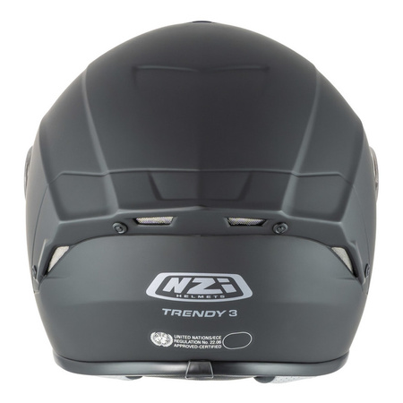 Kask integralny NZI TRENDY MATT BLACK czarny mat