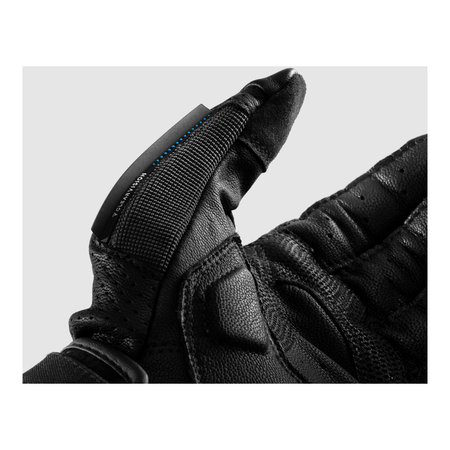 Rękawice miejskie REBELHORN DEFENDER BLACK/RED czarny czerwony