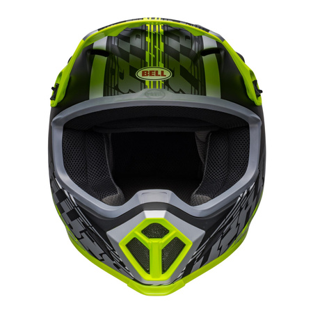 Kask cross BELL MX-9 MIPS OFFSET MATTE BLACK/HI-VIZ YELLOW czarny szary żółty fluo