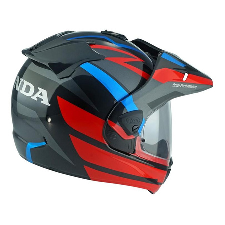 Kask integralny ARAI TOUR-X5 HONDA AFRICA TWIN RED czerwony niebieski czarny grafitowy