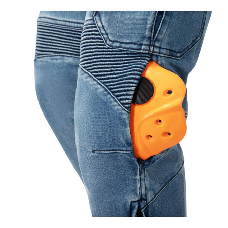 Jeansy motocyklowe SECA SQUARE II BLUE niebieski