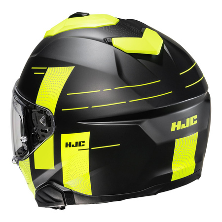 Kask integralny HJC I71 PEKA BLACK/YELLOW czarny żółty fluo
