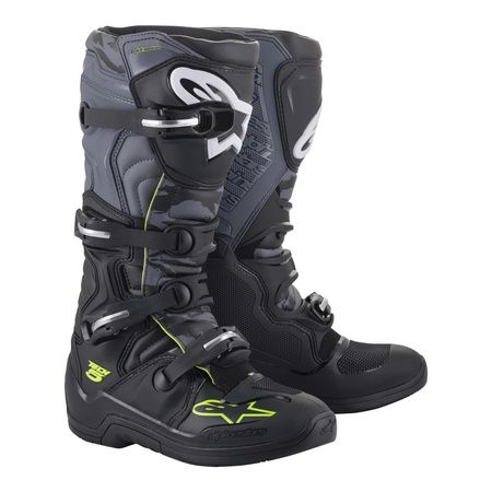 Buty cross ALPINESTARS TECH 5 BLACK/COOL GREY/FLUO YELLOW czarny szary żółty fluo