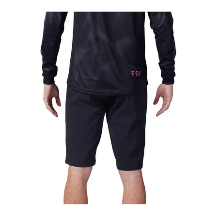Spodenki rowerowe FOX RANGER RACE BLACK/PINK czarny różowy