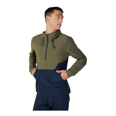 Kurtka przeciwdeszczowa FOX RANGER WIND PULLOVER OLIVE GREEN zielony
