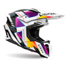 Kask cross AIROH TWIST 3 RAINBOW RAINBOW GLOSS biały fioletowy czarny
