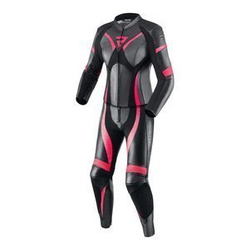 Kombinezon dwuczęściowy damski REBELHORN REBEL LADY BLACK/PINK czarny różowy