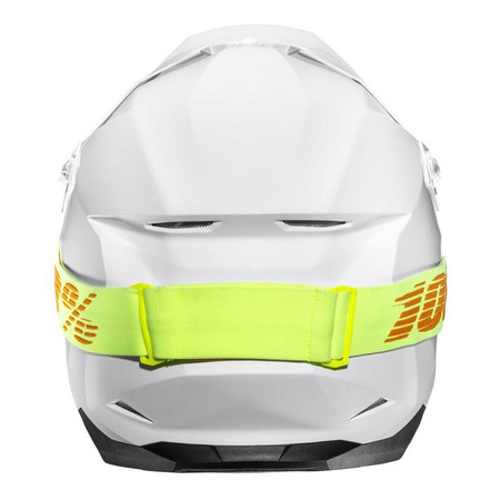 Kask cross HJC C50 SOLID PEARL WHITE biały