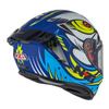 Kask integralny NZI TRENDY OCELO BLUE WHITE SKY BLUE MATT biały niebieski