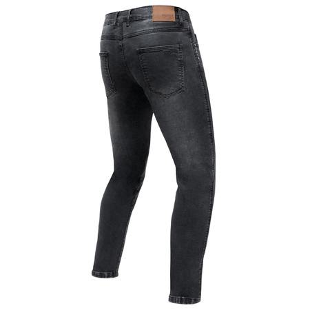 Jeansy motocyklowe BROGER CALIFORNIA WASHED GREY szary