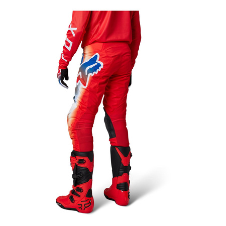 Spodnie cross FOX 180 TOXSYK FLUO RED czerwony fluo niebieski