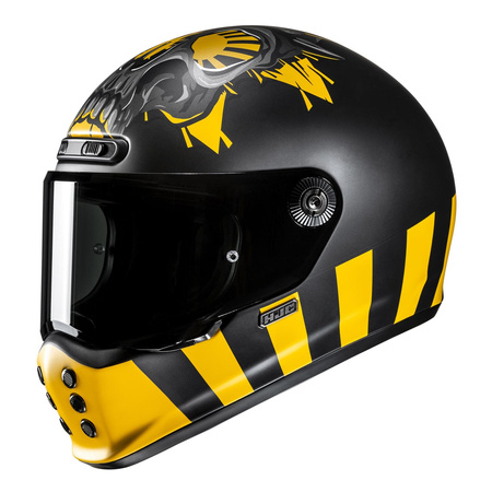 Kask integralny HJC V10 CRANIA YELLOW/BLACK żółty czarny