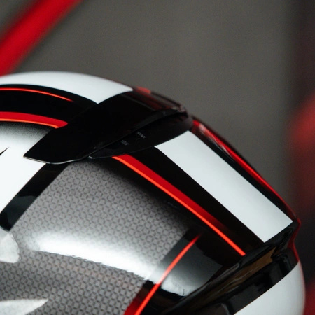 Kask szczękowy SHOEI NEOTEC 3 GRASP TC-5 czarny biały czerwony