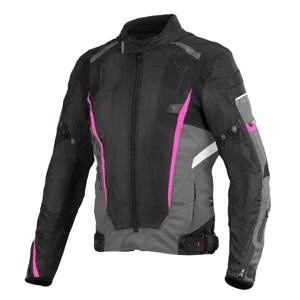 Kurtka tekstylna damska SECA AIRFLOW II LADY FUCHSIA różowy czarny