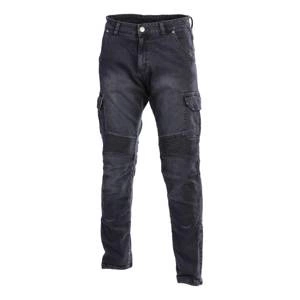 Jeansy motocyklowe SECA SQUARE BLACK czarny szary