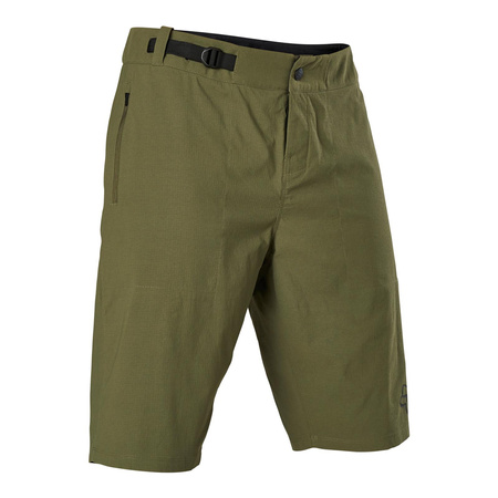 Spodenki rowerowe FOX RANGER LINER OLIVE GREEN zielony