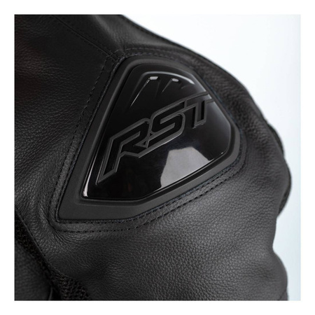 Kurtka skórzana RST TRACTECH EVO 4 MESH CE BLACK/BLACK czarny