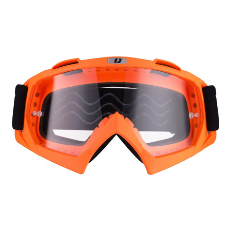 Gogle motocyklowe IMX MUD ORANGE MATT SZYBA CLEAR pomarańczowy czarny mat