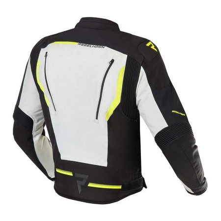 Kurtka tekstylna REBELHORN BORG BLACK/GREY/FLO YELLOW czarny szary żółty fluo