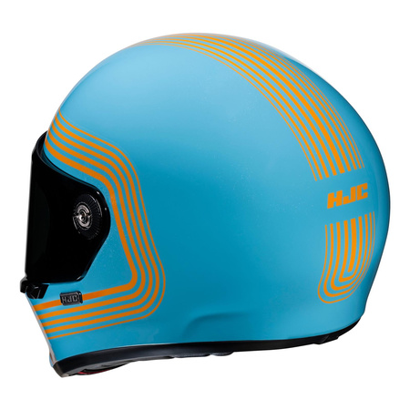 Kask integralny HJC V10 FONI BLUE/ORANGE niebieski pomarańczowy