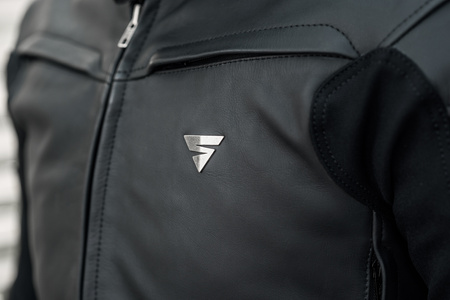 Kurtka skórzana SHIMA SHADOW BLACK czarny