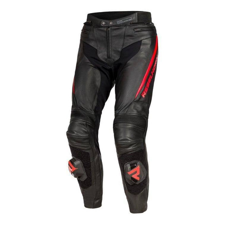 Kombinezon dwuczęściowy REBELHORN VANDAL FIGHTER BLACK/FLO RED czarny czerwony fluo