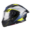 Kask integralny AXXIS PANTHER SV DIMENSION B3 GLOSS niebieski żółty fluo czarny biały