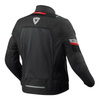 Kurtka tekstylna REVIT TORNADO 4 H2O BLACK/ANTHRACITE czarny czerwony szary