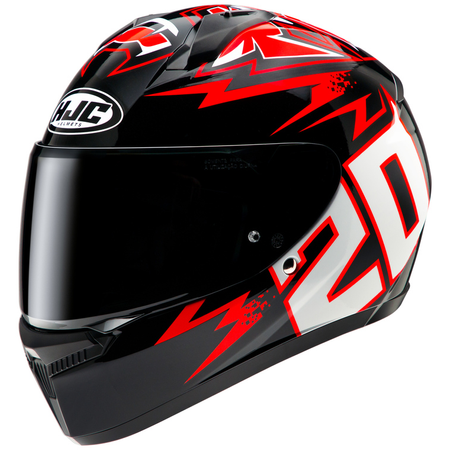 Kask integralny HJC C10 DIABLO MASK BLACK/RED czarny czerwony