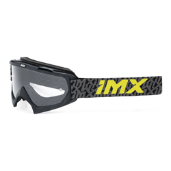 Gogle motocyklowe IMX MUD BLACK MATT/GREY/FLUO YELLOW SZYBA CLEAR czarny szary żółty fluo