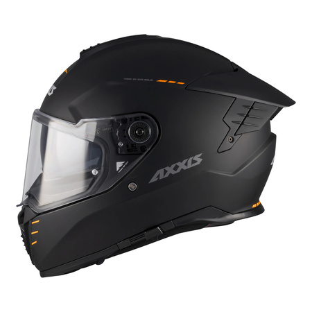 Kask integralny AXXIS HAWK EVO SV SOLID A1 MATT czarny mat