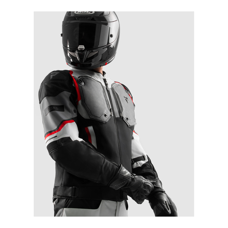 Kurtka tekstylna REBELHORN BORG II BLACK/GREY/RED czarny szary czerwony