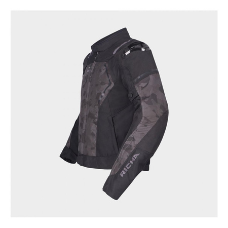 Kurtka tekstylna RICHA VENDETTA CAMO czarny szary