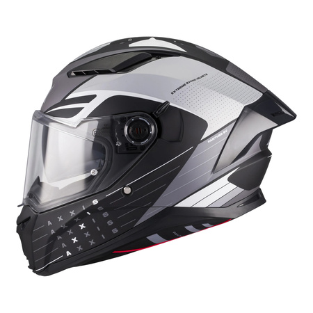 Kask integralny AXXIS PANTHER SV DIMENSION B0 MATT szary czarny biały