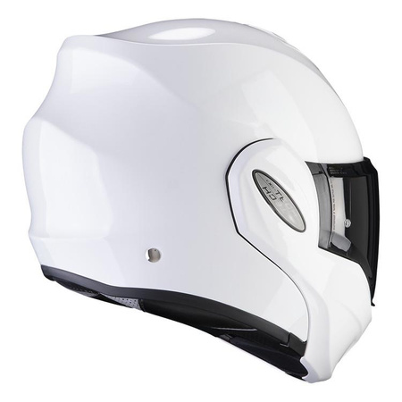 Kask szczękowy SCORPION EXO-TECH EVO SOLID WHITE biały