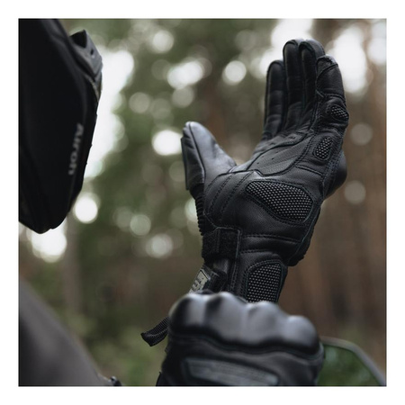 Rękawice szosowo-turystyczne REBELHORN RANGE BLACK czarny