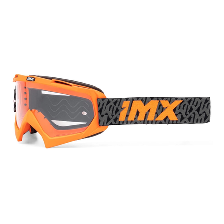 Gogle motocyklowe IMX MUD ORANGE MATT/GREY/ORANGE SZYBA CLEAR pomarańczowy szary