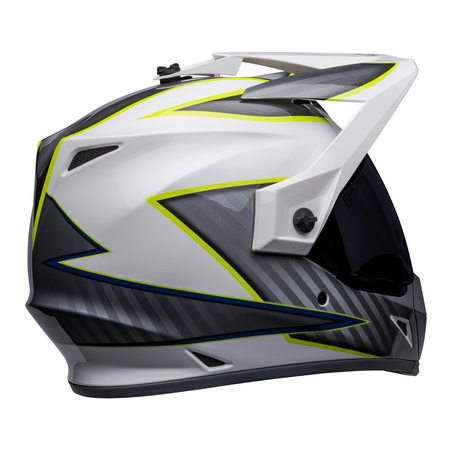 Kask integralny BELL MX-9 ADVENTURE MIPS DALTON WHITE/HI-VIZ YELLOW biały szary żółty fluo