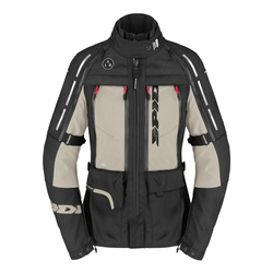 Kurtka tekstylna damska SPIDI 4 SEASON V3 LADY MUD czarny beżowy