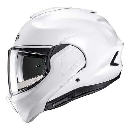 Kask szczękowy HJC F100 PEARL WHITE biały
